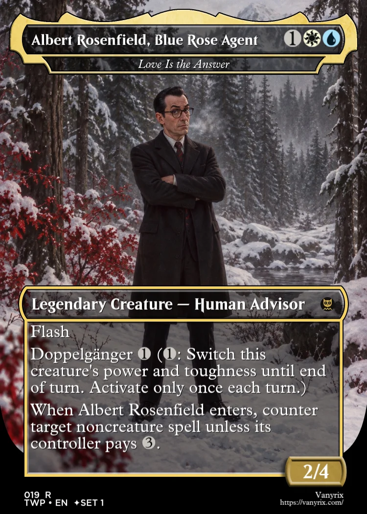 Albert Rosenfield, Blue Rose Agent