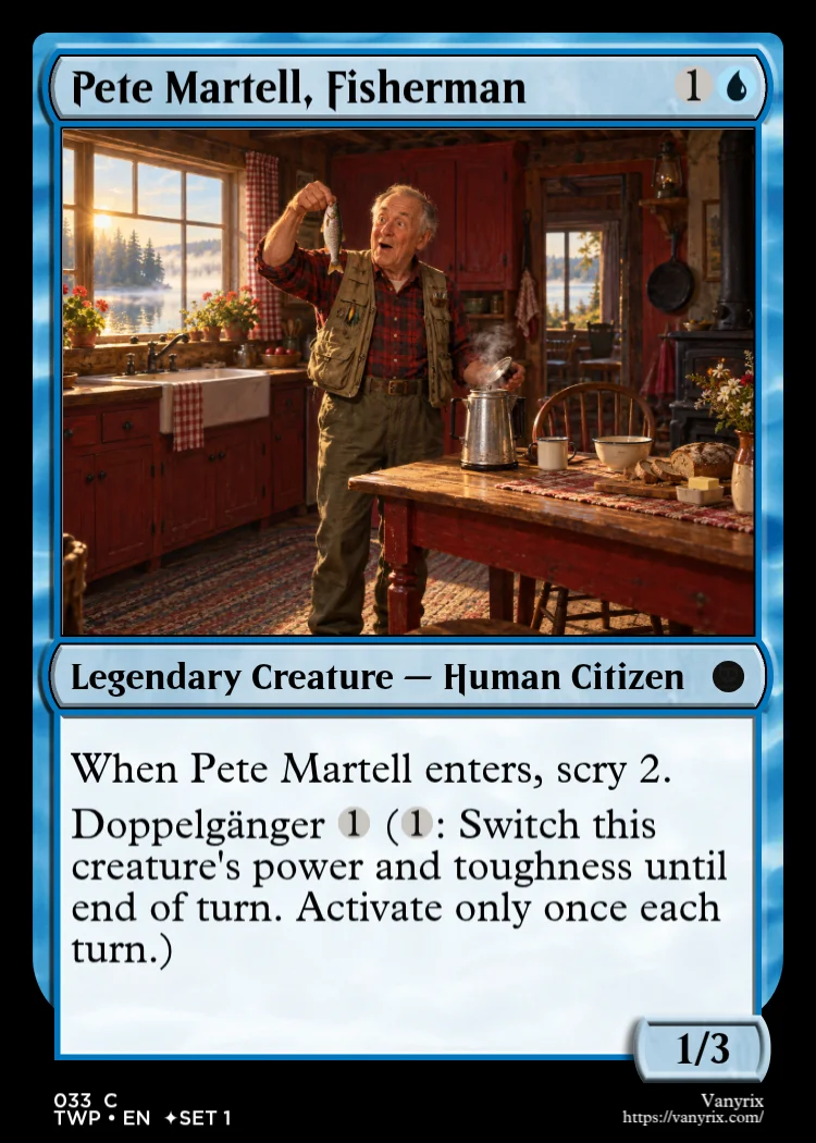 Pete Martell, Fisherman