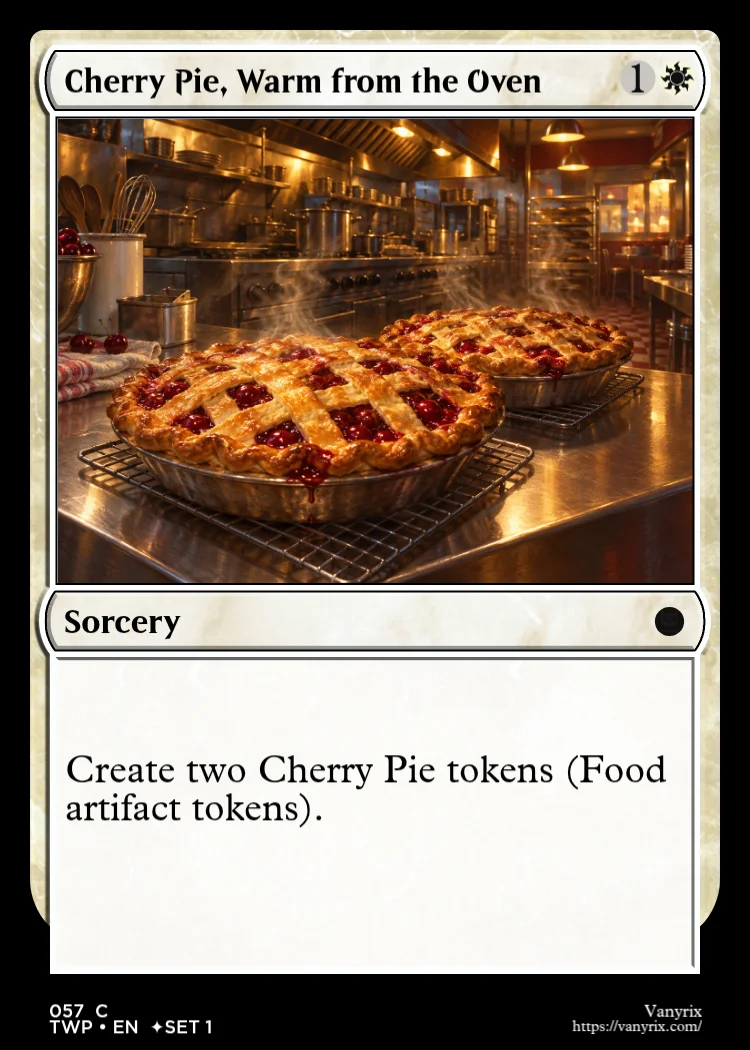Cherry Pie, Warm from the Oven