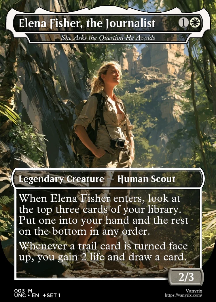 Elena Fisher, the Journalist