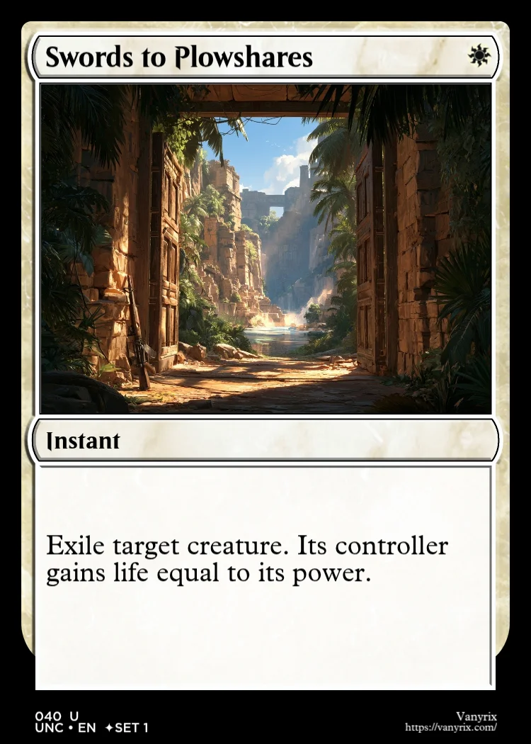 Swords to Plowshares