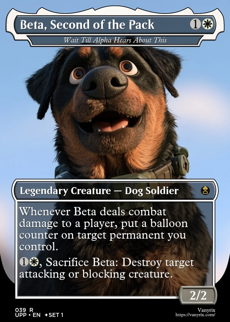 Beta, Second of the Pack