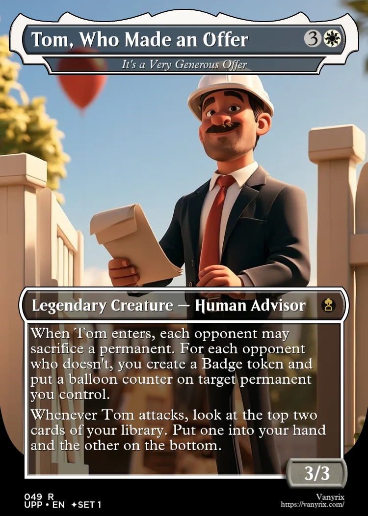 Tom, Who Made an Offer