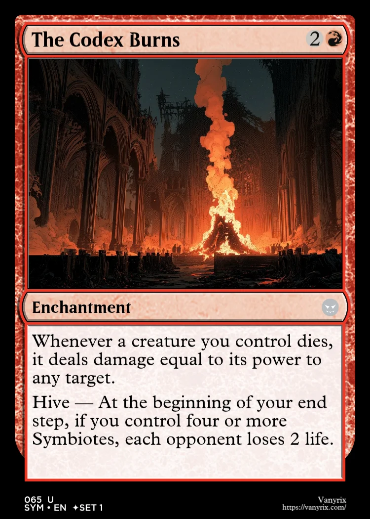 The Codex Burns