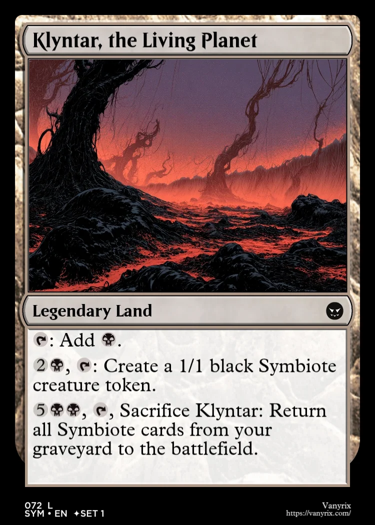 Klyntar, the Living Planet