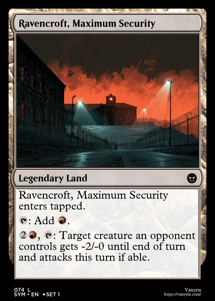 Ravencroft, Maximum Security