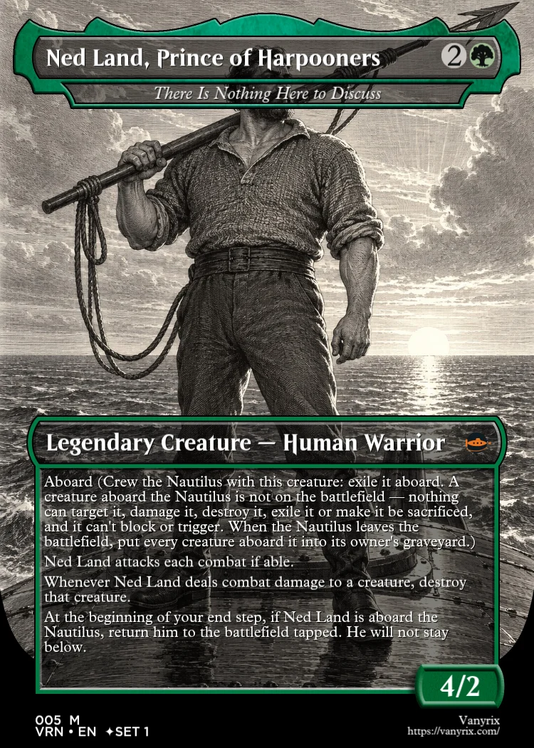Ned Land, Prince of Harpooners