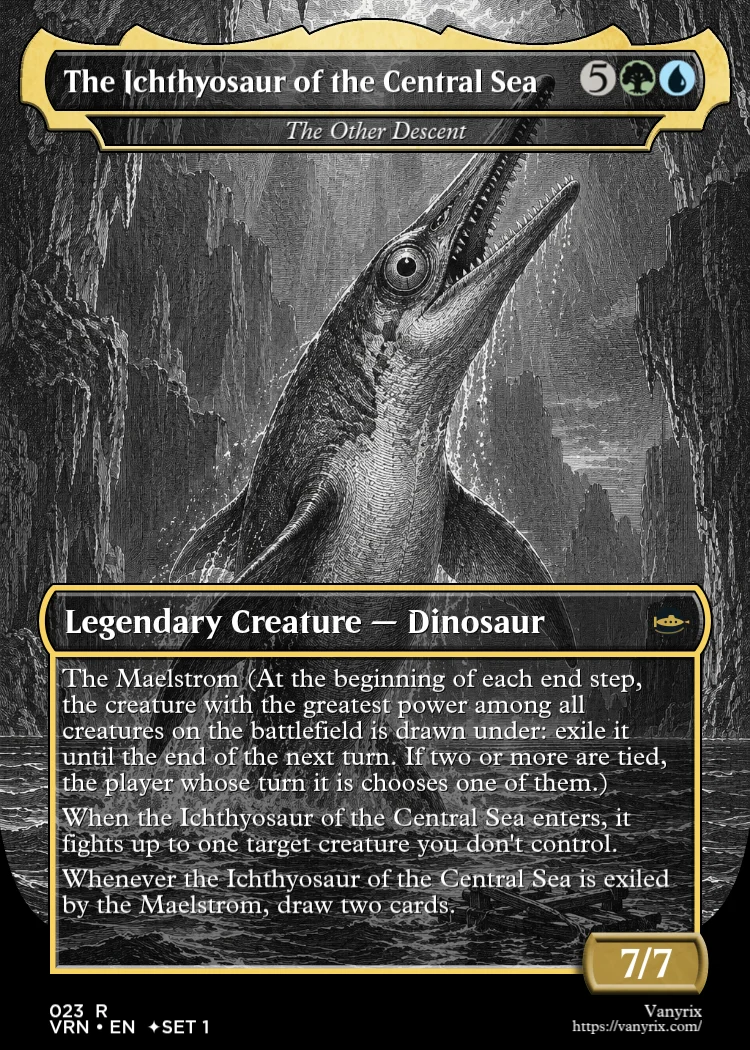 The Ichthyosaur of the Central Sea