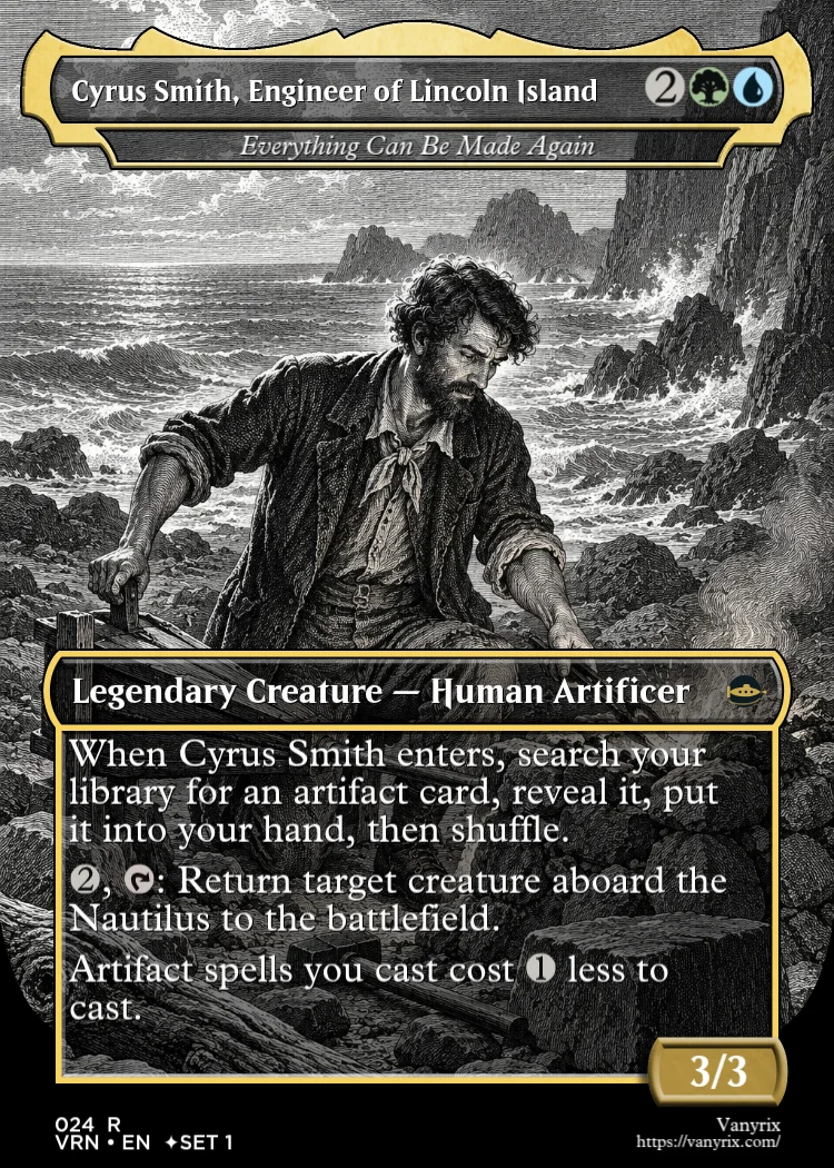 Cyrus Smith, Engineer of Lincoln Island