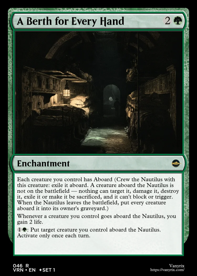 A Berth for Every Hand