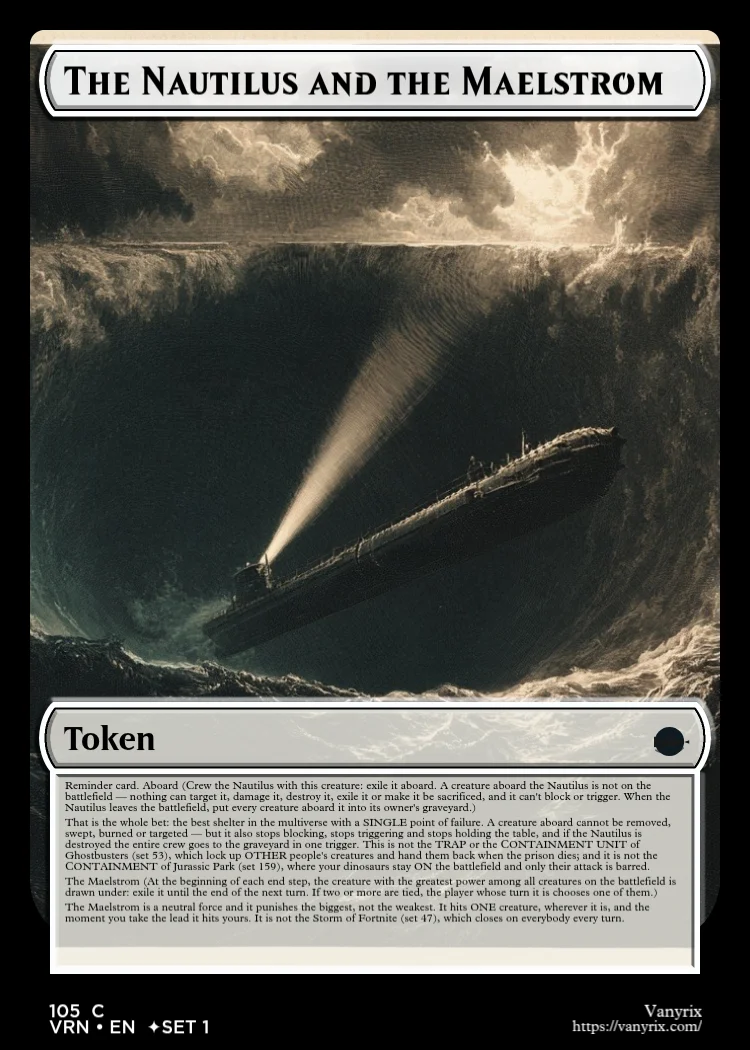 The Nautilus and the Maelstrom
