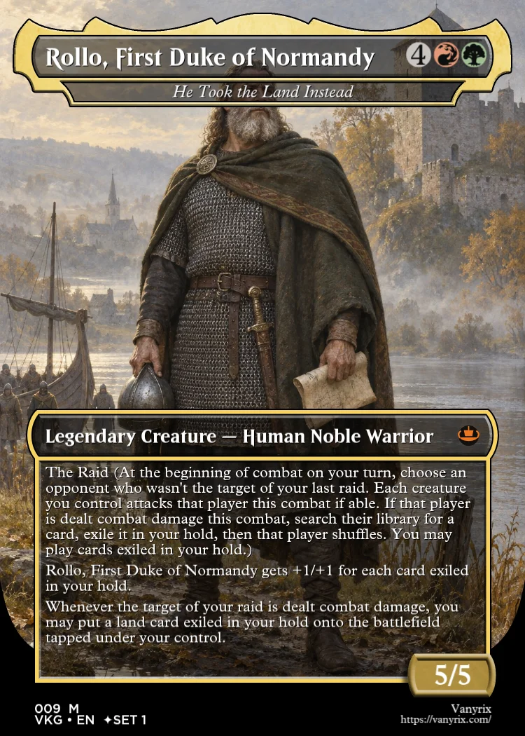 Rollo, First Duke of Normandy