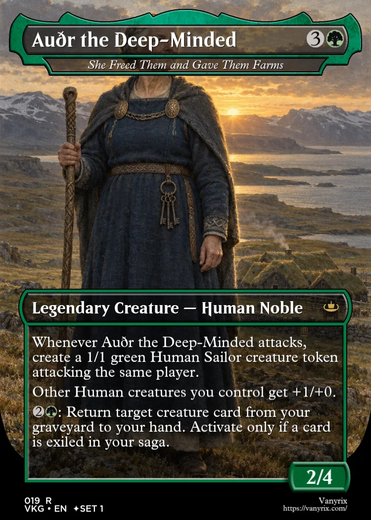 Auðr the Deep-Minded