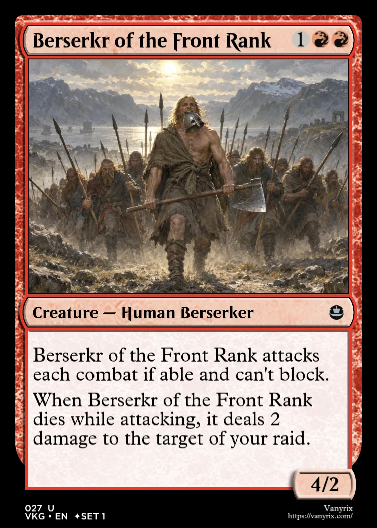 Berserkr of the Front Rank