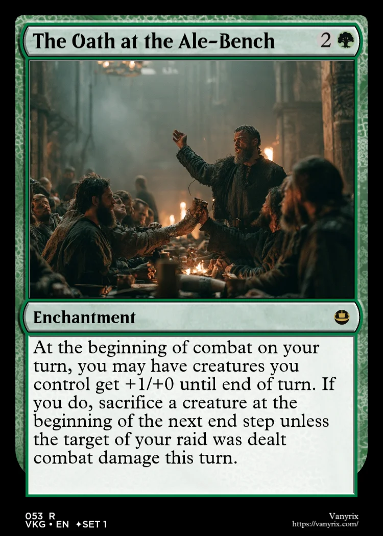 The Oath at the Ale-Bench