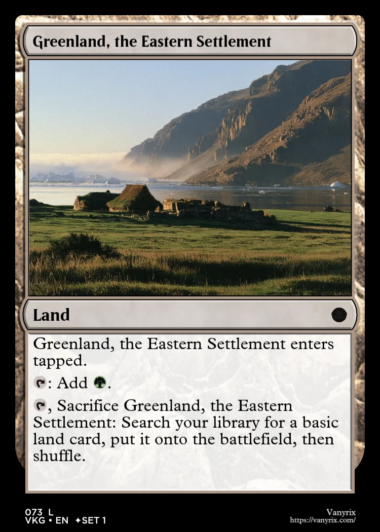 Greenland, the Eastern Settlement