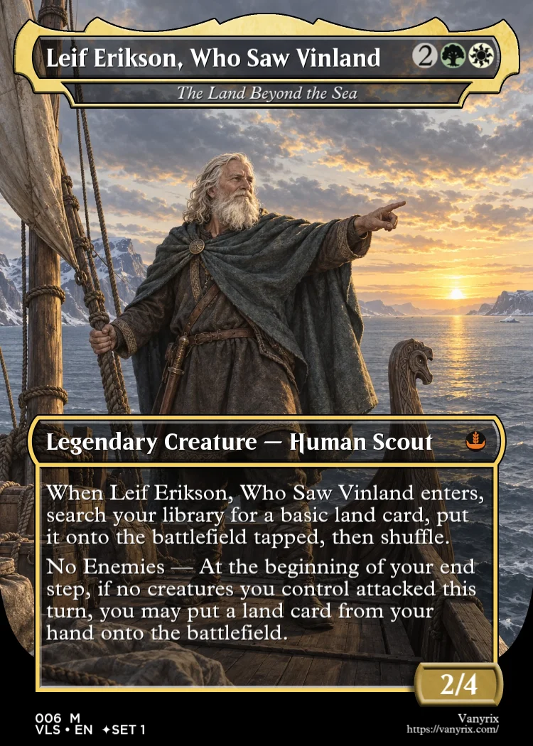 Leif Erikson, Who Saw Vinland