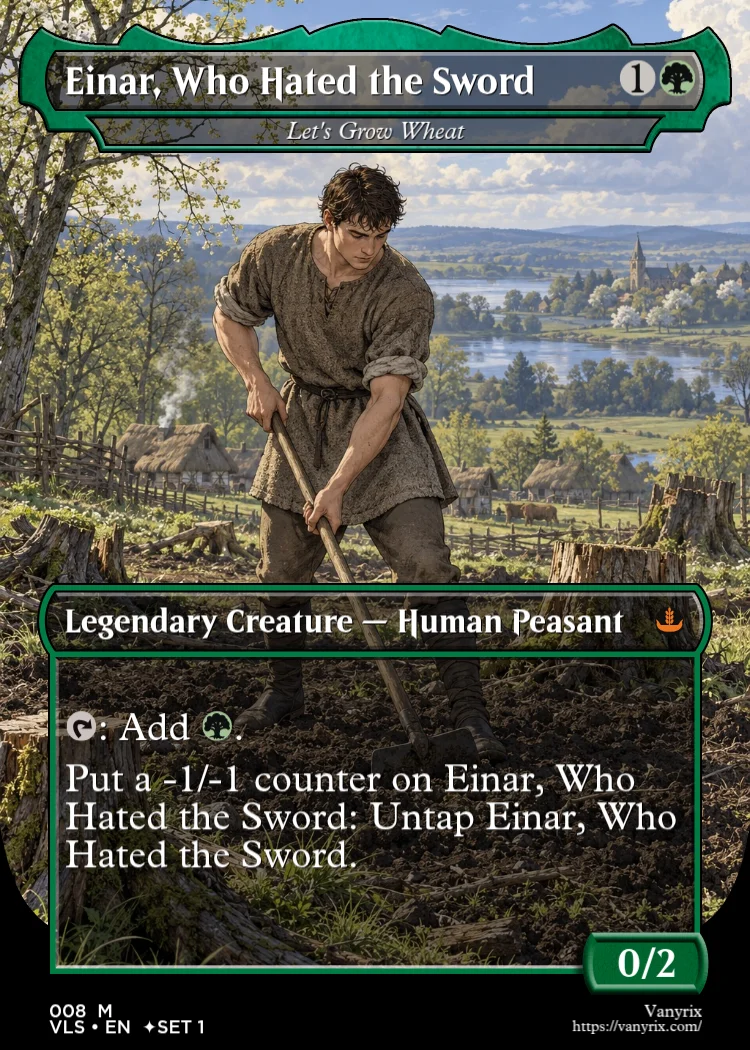 Einar, Who Hated the Sword