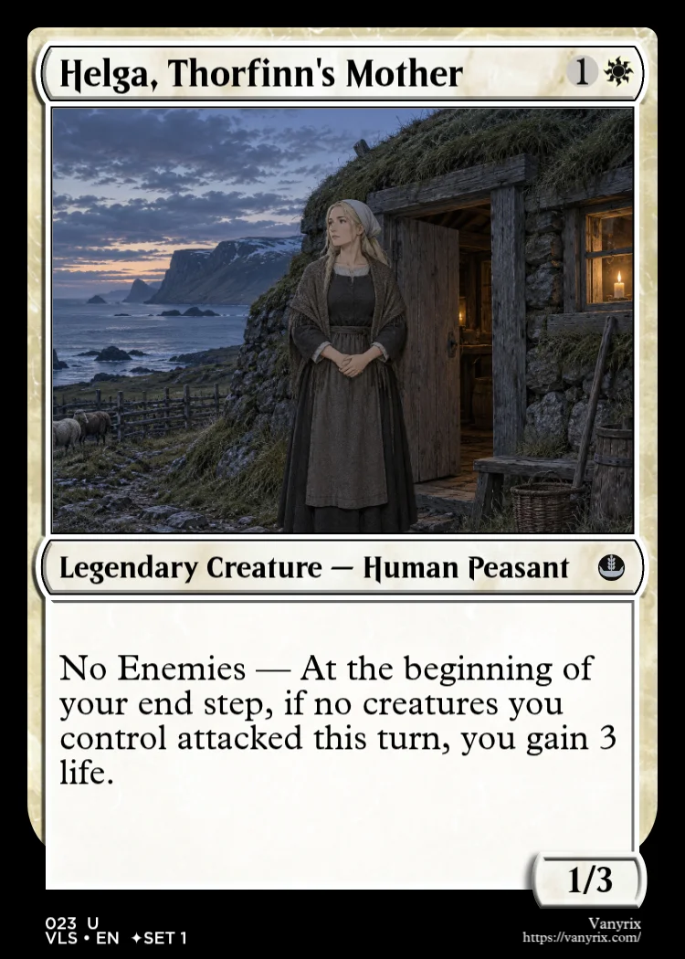 Helga, Thorfinn's Mother