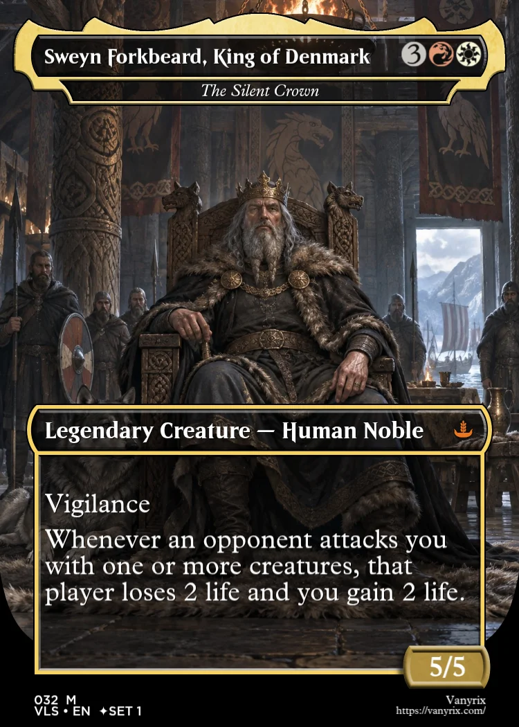 Sweyn Forkbeard, King of Denmark