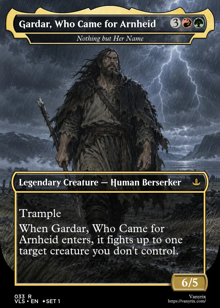 Gardar, Who Came for Arnheid