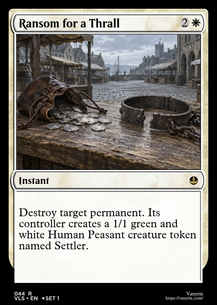 Ransom for a Thrall