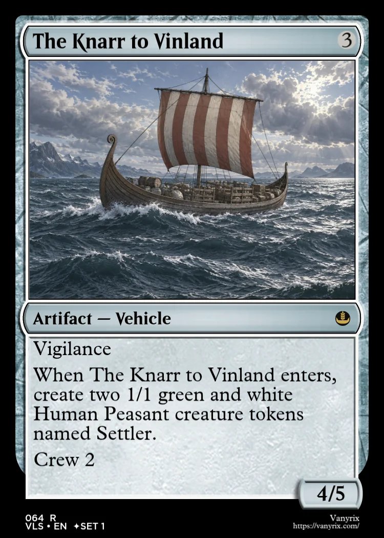 The Knarr to Vinland
