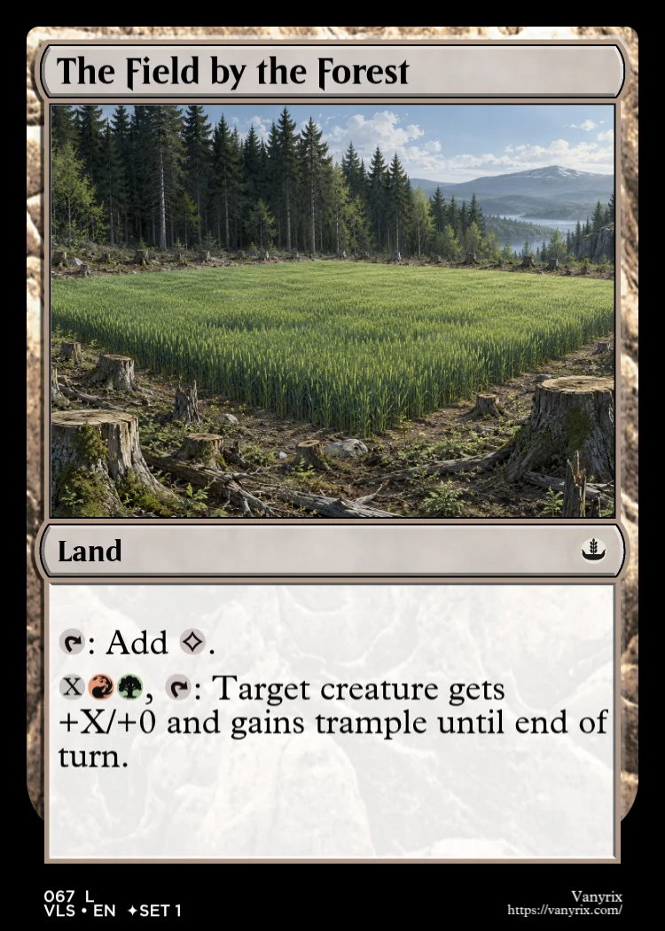 The Field by the Forest