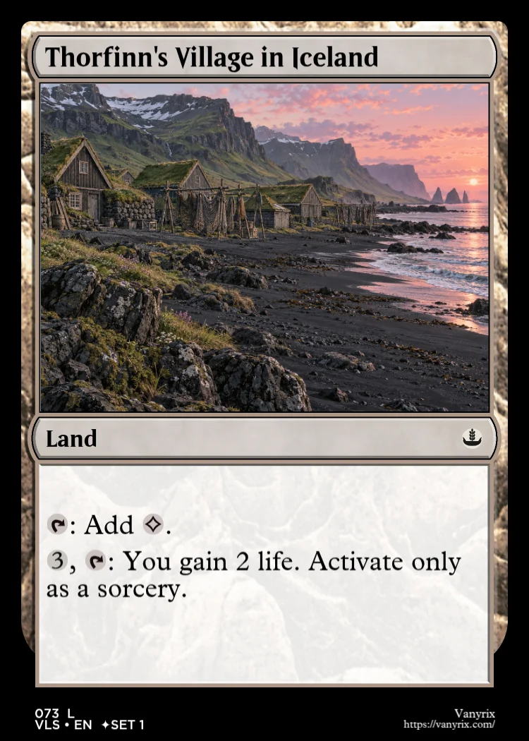 Thorfinn's Village in Iceland