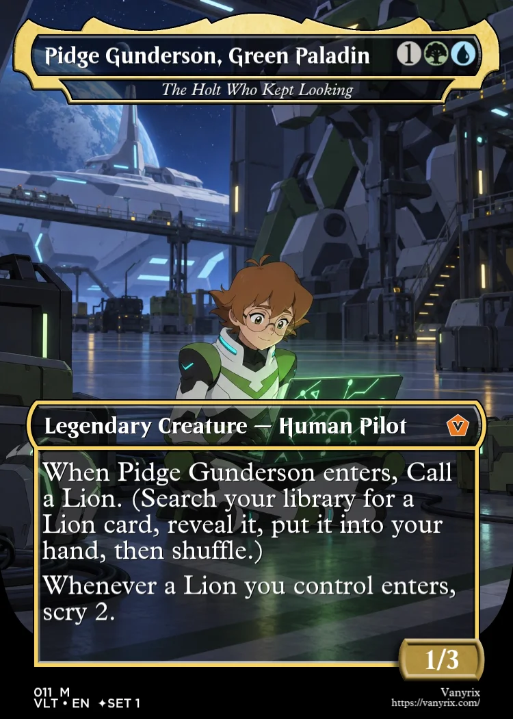 Pidge Gunderson, Green Paladin