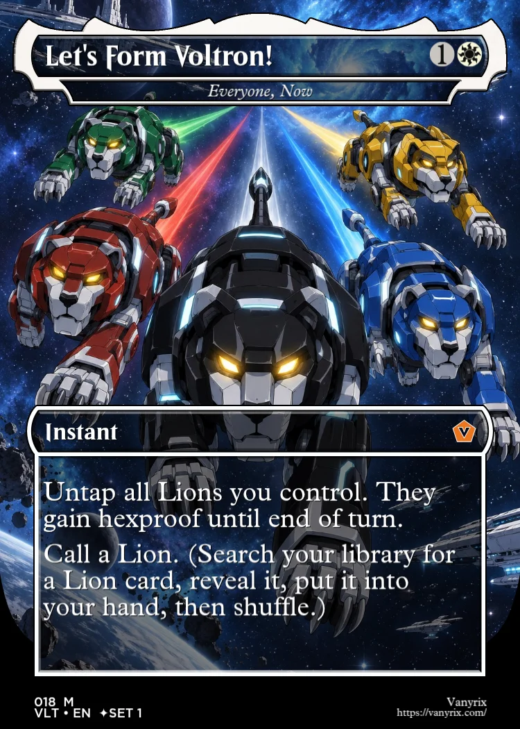 Let's Form Voltron!