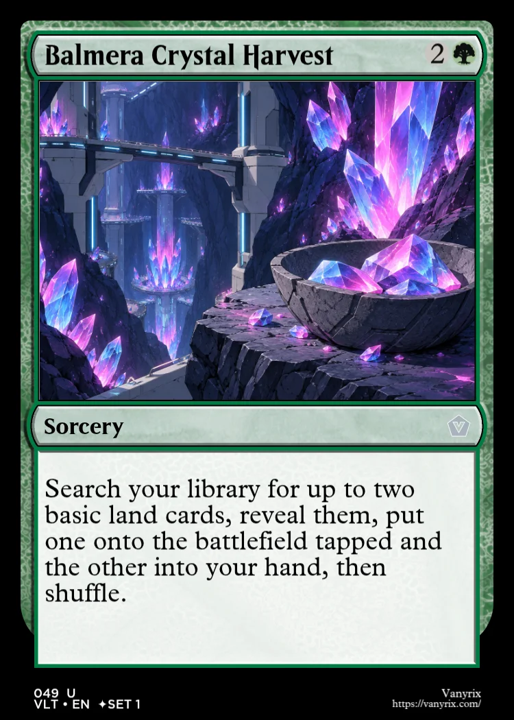 Balmera Crystal Harvest