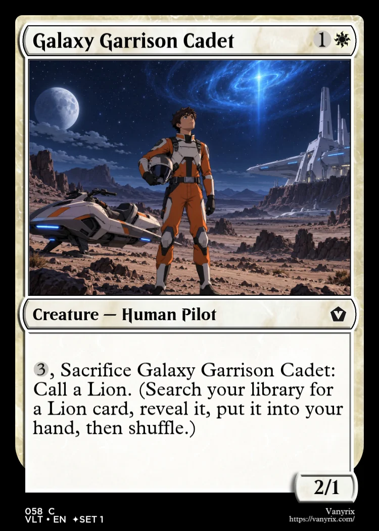 Galaxy Garrison Cadet