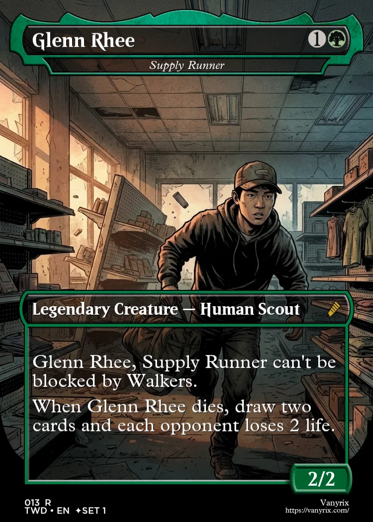 Glenn Rhee, Supply Runner