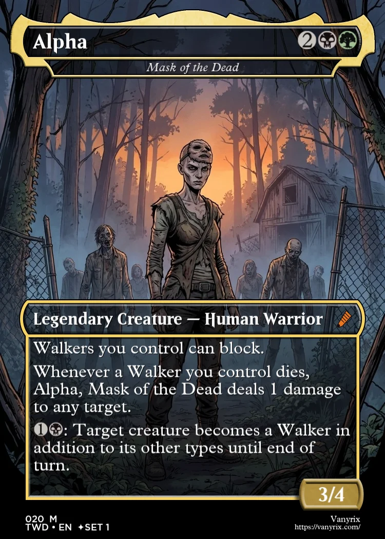 Alpha, Mask of the Dead