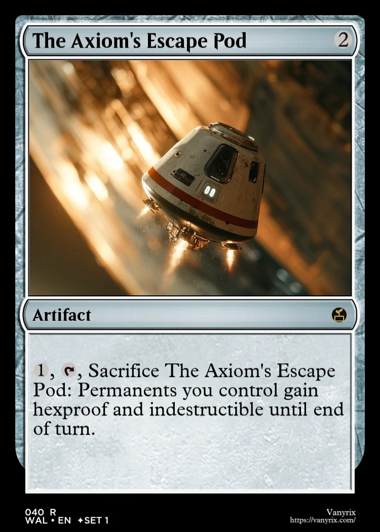 The Axiom's Escape Pod