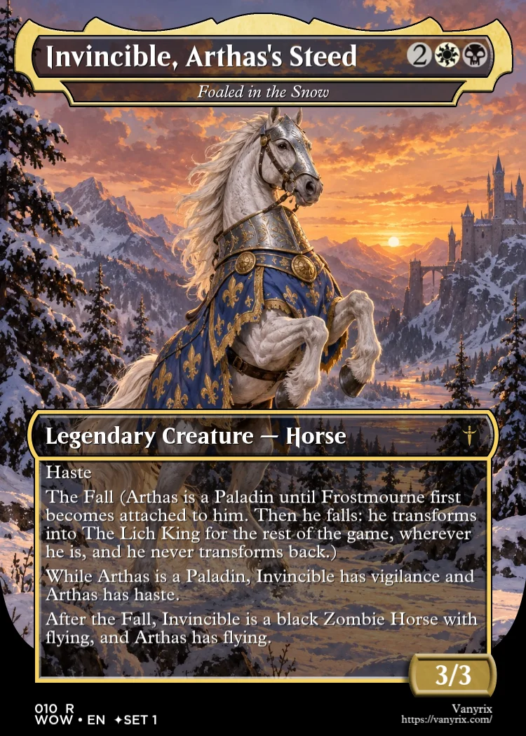 Invincible, Arthas's Steed