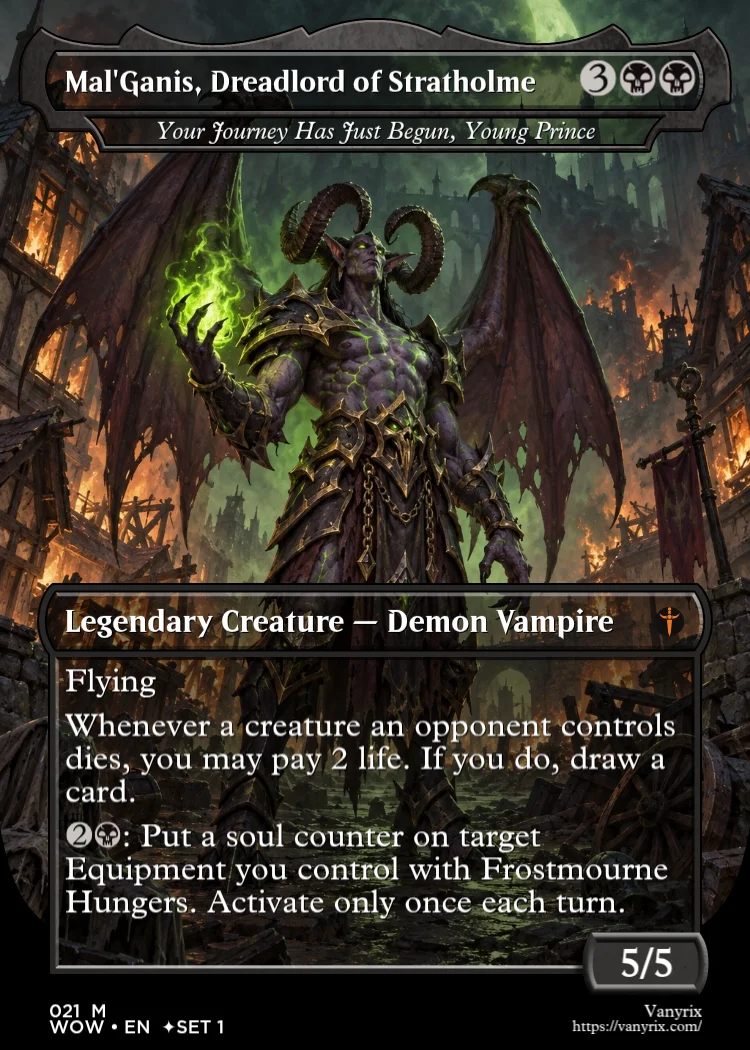 Mal'Ganis, Dreadlord of Stratholme