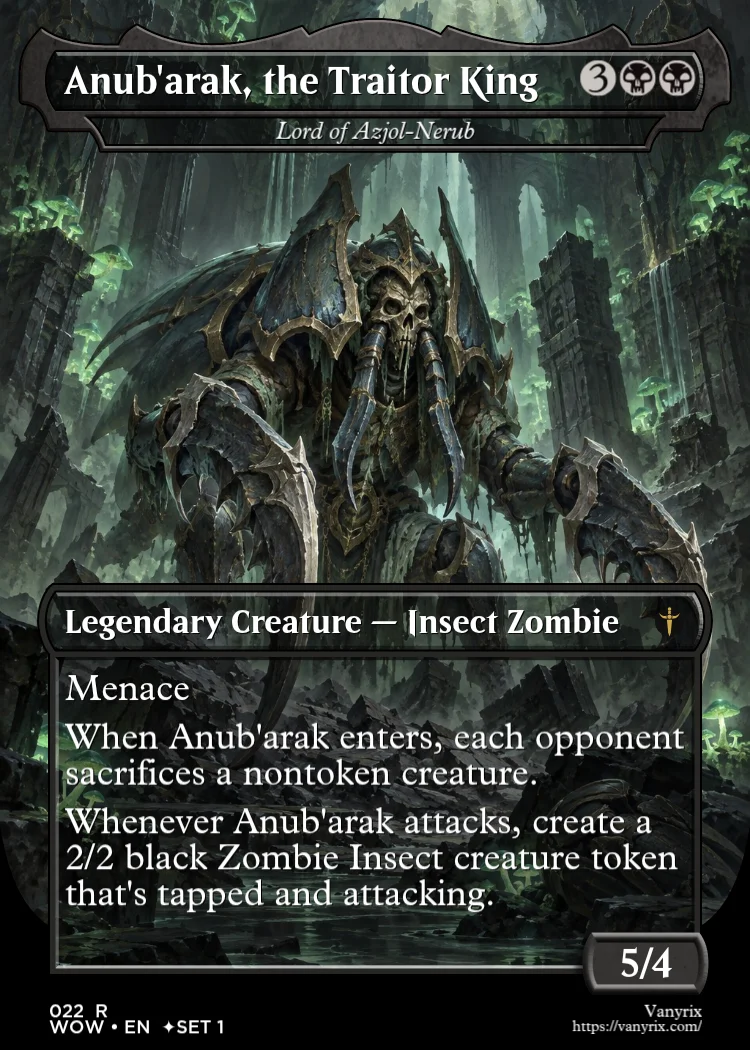 Anub'arak, the Traitor King