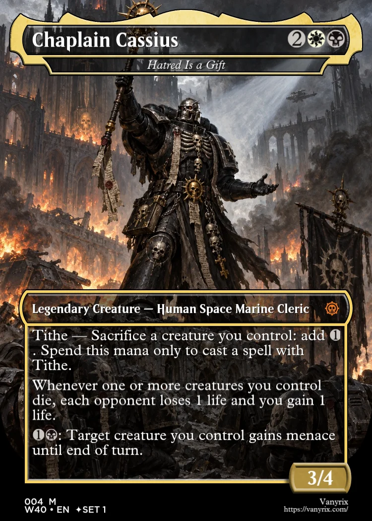 Chaplain Cassius