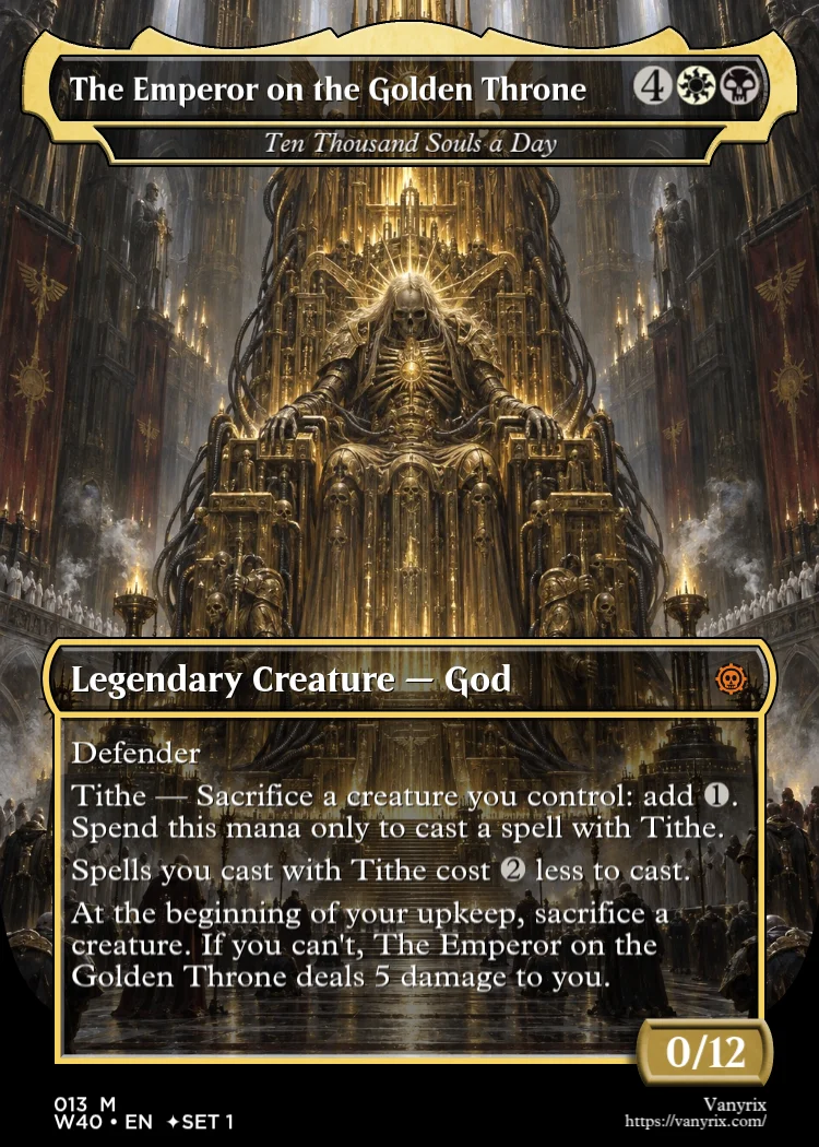 The Emperor on the Golden Throne
