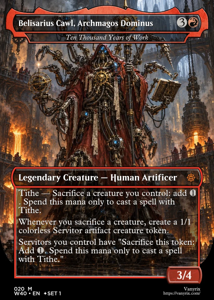 Belisarius Cawl, Archmagos Dominus