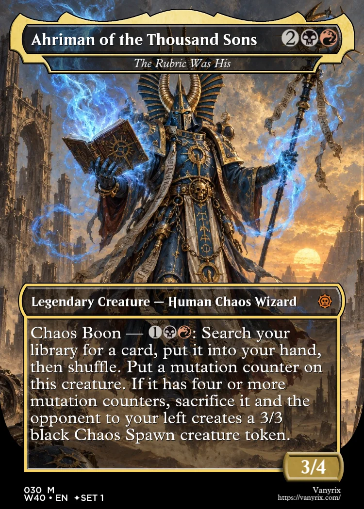 Ahriman of the Thousand Sons