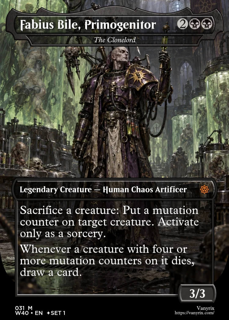 Fabius Bile, Primogenitor
