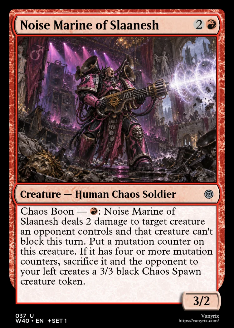 Noise Marine of Slaanesh