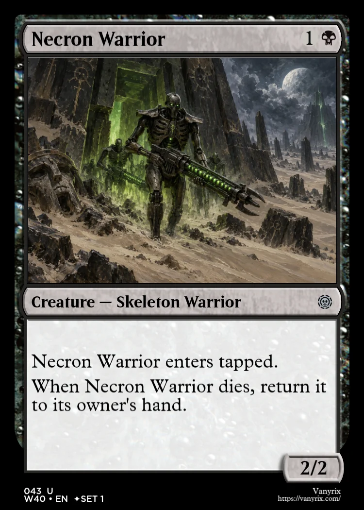 Necron Warrior