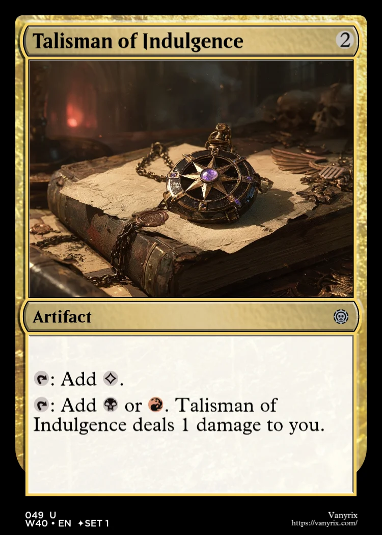 Talisman of Indulgence
