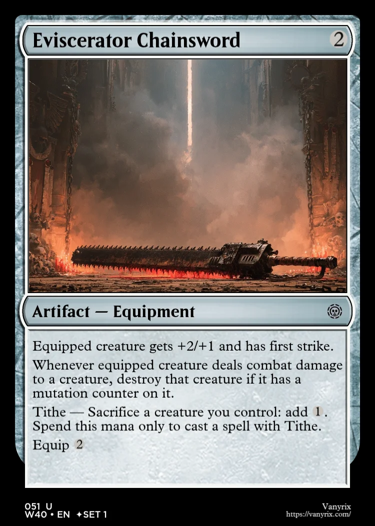 Eviscerator Chainsword