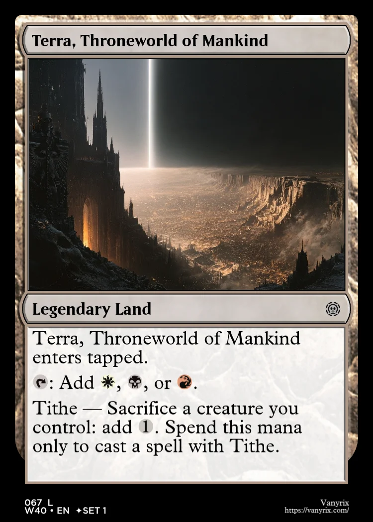 Terra, Throneworld of Mankind