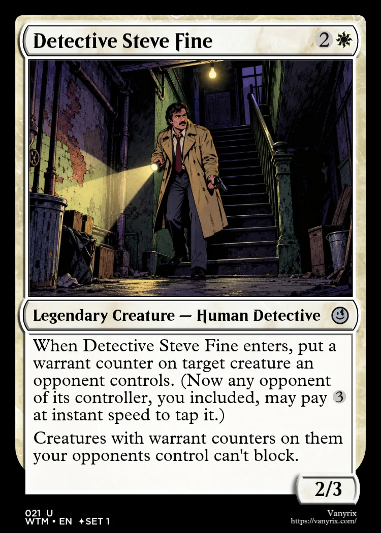 Detective Steve Fine